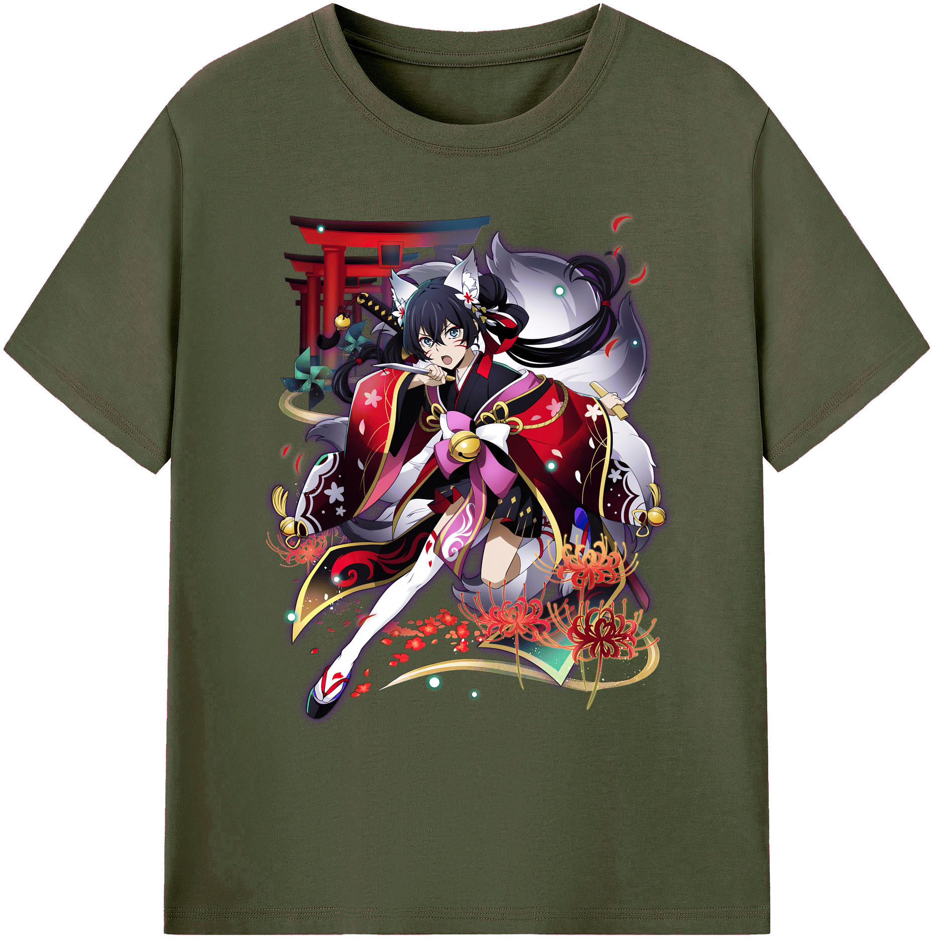 （画像用） 文豪ストレイドッグス Bungo Stray Dogs 綿100％ メンズ半袖Tシャツ｜肌触りやわらか＆通気性